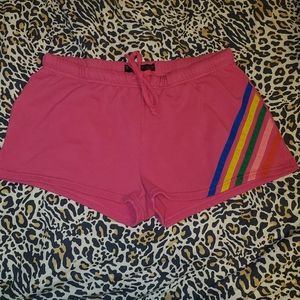 Pink PJ shorts